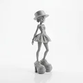 Mô hình tượng nữ Big Shoe Lady - File in 3D nghệ thuật - Thumbnail 2