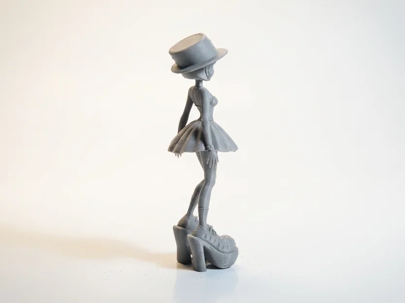 Mô hình tượng nữ Big Shoe Lady - File in 3D nghệ thuật - Image 3