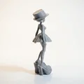 Mô hình tượng nữ Big Shoe Lady - File in 3D nghệ thuật - Thumbnail 3