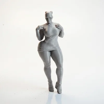 Mô Hình Nhân Vật Nữ Quyến Rũ (Big Hips Babe) - File STL In 3D