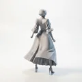 Mô hình nhân vật nữ mặc quần ống rộng 3D - Thumbnail 3