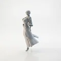 Mô hình nhân vật nữ mặc quần ống rộng 3D - Thumbnail 4