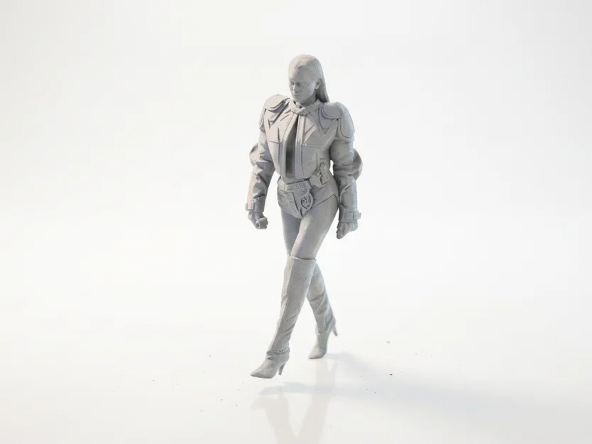 Mô Hình Nhân Vật Nữ Biker Cá Tính In 3D (STL File) - Image 1
