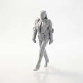 Mô Hình Nhân Vật Nữ Biker Cá Tính In 3D (STL File) - Thumbnail 1