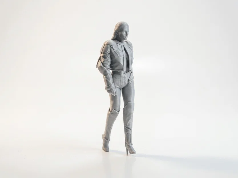 Mô Hình Nhân Vật Nữ Biker Cá Tính In 3D (STL File) - Image 2