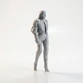 Mô Hình Nhân Vật Nữ Biker Cá Tính In 3D (STL File) - Thumbnail 2