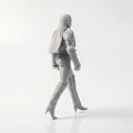 Mô Hình Nhân Vật Nữ Biker Cá Tính In 3D (STL File) - Thumbnail 3