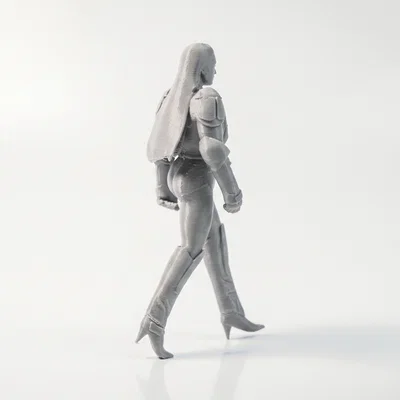 Mô Hình Nhân Vật Nữ Biker Cá Tính In 3D (STL File)