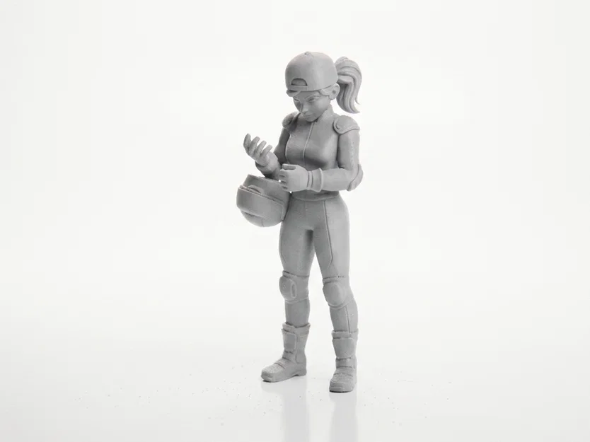 Mô hình 3D Nữ Biker Cá Tính Có Thể In 3D - Image 1