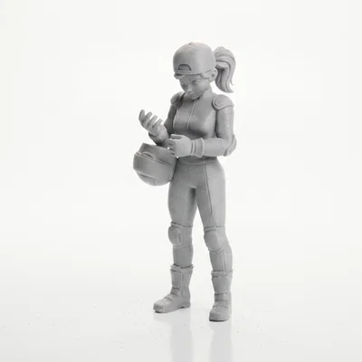 Mô hình 3D Nữ Biker Cá Tính Có Thể In 3D