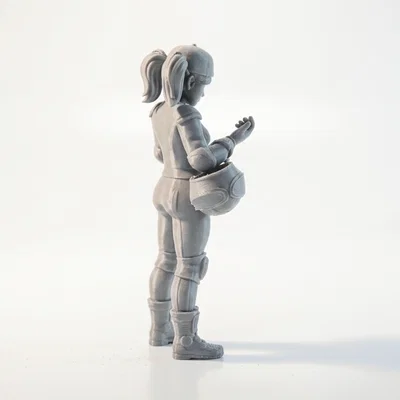 Mô hình 3D Nữ Biker Cá Tính Có Thể In 3D