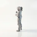 Mô hình 3D Nữ Biker Cá Tính Có Thể In 3D - Thumbnail 4