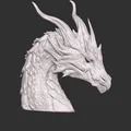 Mô hình đầu rồng 3D nghệ thuật (Dragon Head) cho người đam mê Fantasy - Thumbnail 1
