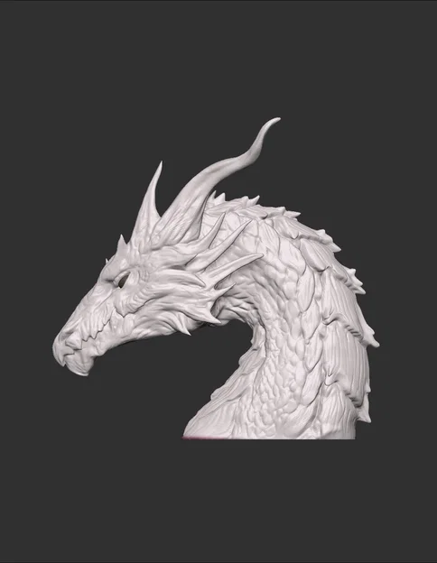 Mô hình đầu rồng 3D nghệ thuật (Dragon Head) cho người đam mê Fantasy - Image 2