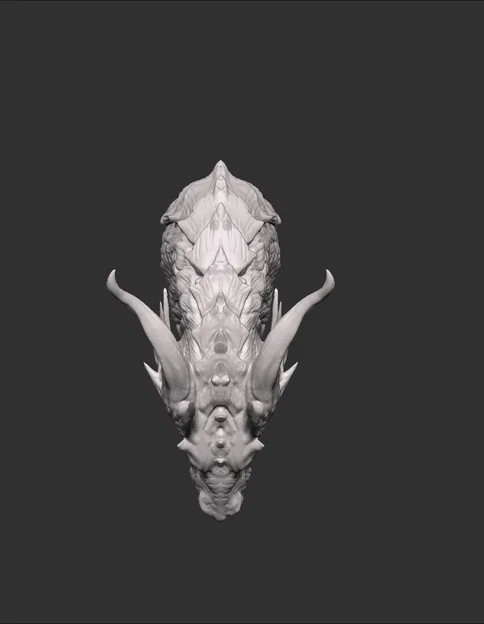 Mô hình đầu rồng 3D nghệ thuật (Dragon Head) cho người đam mê Fantasy - Image 3