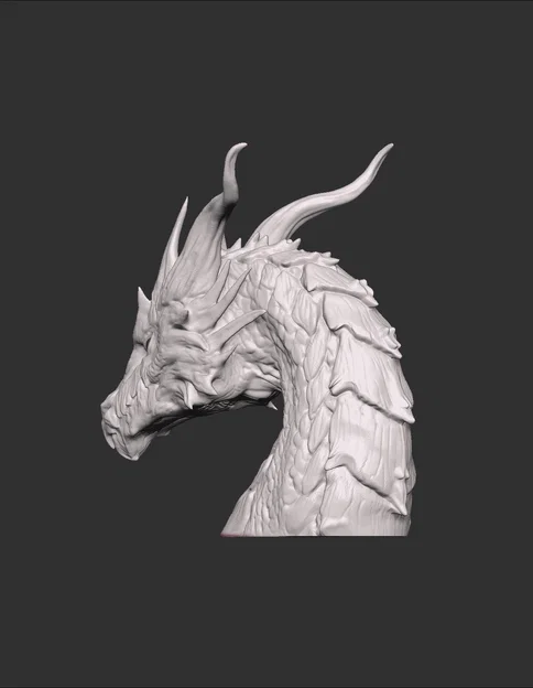 Mô hình đầu rồng 3D nghệ thuật (Dragon Head) cho người đam mê Fantasy - Image 4
