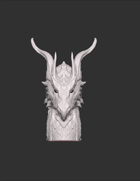 Mô hình đầu rồng 3D nghệ thuật (Dragon Head) cho người đam mê Fantasy - Image 5