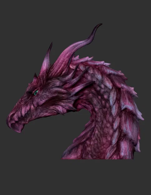 Mô hình đầu rồng 3D nghệ thuật (Dragon Head) cho người đam mê Fantasy - Image 6