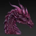 Mô hình đầu rồng 3D nghệ thuật (Dragon Head) cho người đam mê Fantasy - Thumbnail 8