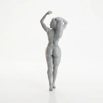 Mô hình tượng nữ Bikini Babe in 3D