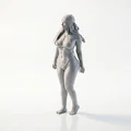 Mô hình tượng nữ Bikini Babe in 3D (Bikini Babe Female Figure Statue 3D Printable) - Thumbnail 1
