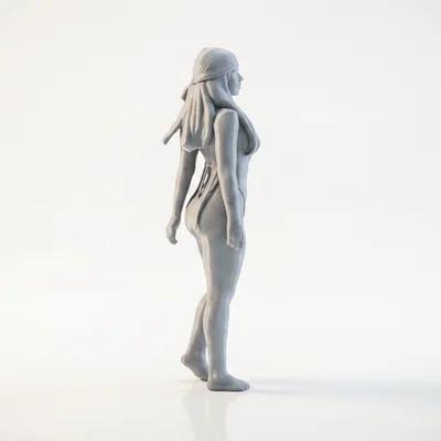 Mô hình tượng nữ Bikini Babe in 3D (Bikini Babe Female Figure Statue 3D Printable)