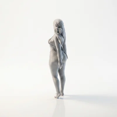 Mô hình tượng nữ Bikini Babe in 3D (Bikini Babe Female Figure Statue 3D Printable)