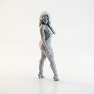 Mô hình tượng nữ Bikini Babe in 3D