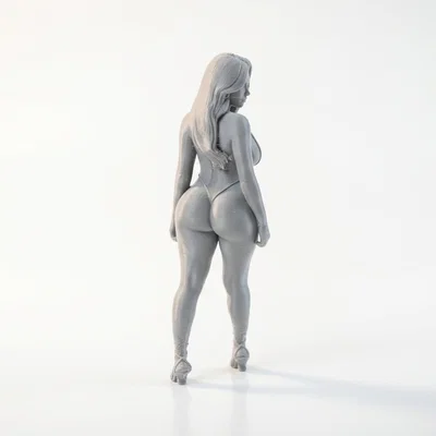 Mô hình tượng nữ Bikini Babe in 3D