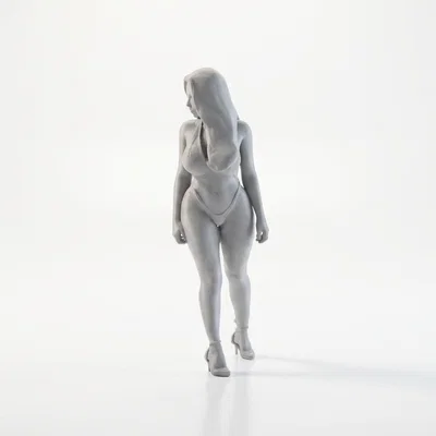 Mô hình tượng nữ Bikini Babe in 3D