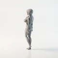 Mô hình tượng nữ Bikini Babe in 3D nghệ thuật - Thumbnail 4
