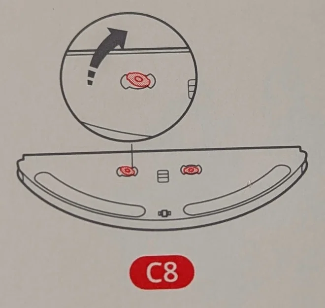 Van thay thế cho mô-đun lau nhà Roborock Q5 Pro - Image 1