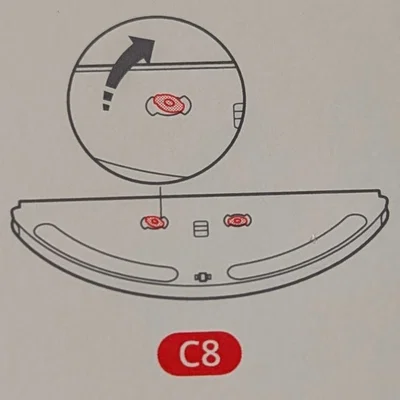 Van thay thế cho mô-đun lau nhà Roborock Q5 Pro