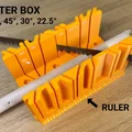 Miter Box - Hộp cắt góc đa năng 90°, 45°, 30°, 22.5° kèm thước đo - Thumbnail 1