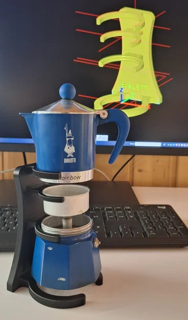 Giá treo ấm pha cà phê Bialetti 3D - Tiện ích, bền bỉ, gọn gàng - Image 3