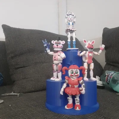 Mô hình sân khấu đa tầng Multi-floor Funtime Stage cực đẹp cho fan FNAF