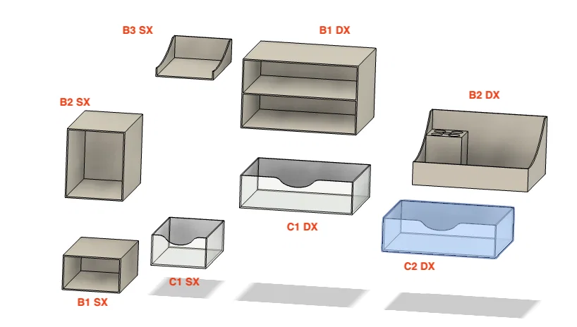Khay đựng đồ đa năng ORGANIZZATORE GT586 – Tổ chức góc làm việc gọn gàng - Image 4