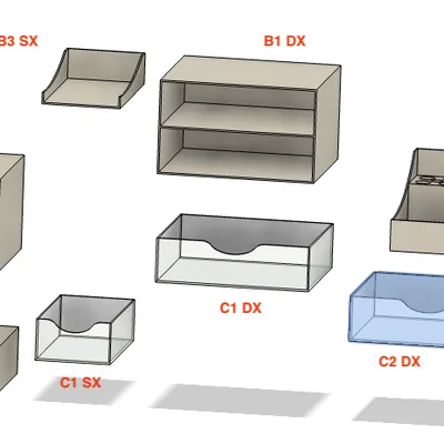 Khay đựng đồ đa năng ORGANIZZATORE GT586 – Tổ chức góc làm việc gọn gàng