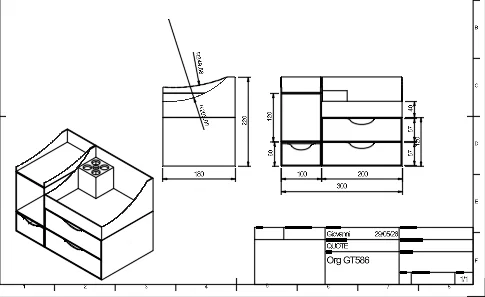 Khay đựng đồ đa năng ORGANIZZATORE GT586 – Tổ chức góc làm việc gọn gàng - Image 5