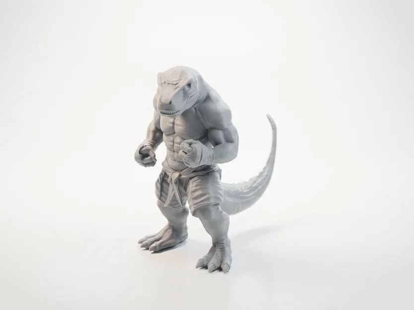 Mô hình 3D Khủng long võ sĩ MMA (MMA Dino Fighter) - Image 1