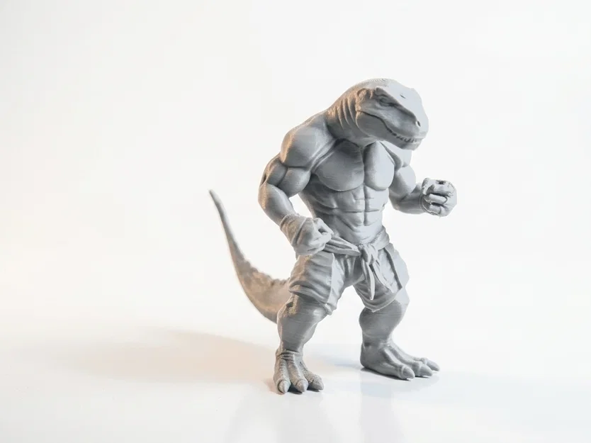 Mô hình 3D Khủng long võ sĩ MMA (MMA Dino Fighter) - Image 2
