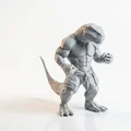 Mô hình 3D Khủng long võ sĩ MMA (MMA Dino Fighter) - Thumbnail 2