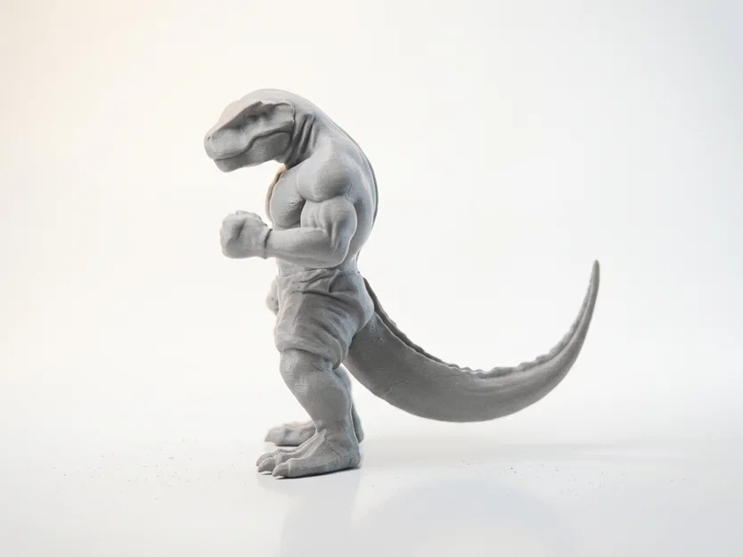 Mô hình 3D Khủng long võ sĩ MMA (MMA Dino Fighter) - Image 4