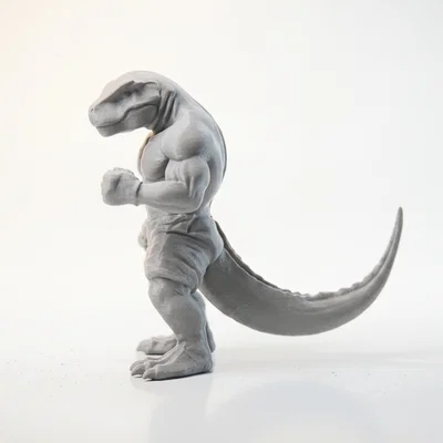 Mô hình 3D Khủng long võ sĩ MMA (MMA Dino Fighter)