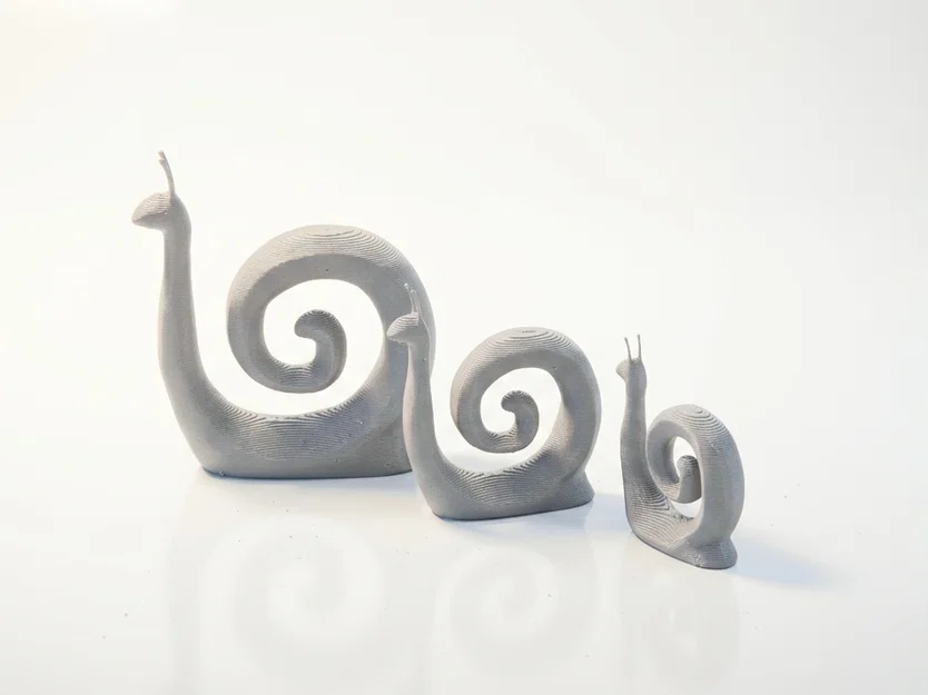 Bộ Mô Hình Ốc Sên Marble Trang Trí - File In 3D Độc Đáo - Image 1