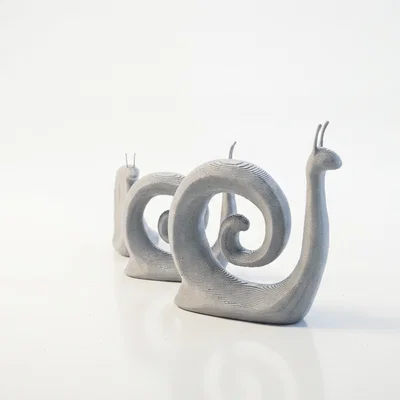 Bộ Mô Hình Ốc Sên Marble Trang Trí - File In 3D Độc Đáo