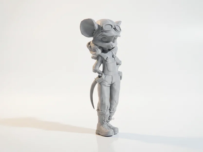 Mô hình chú chuột cơ khí in 3D - Mechanic Mouse Figurine - Image 2