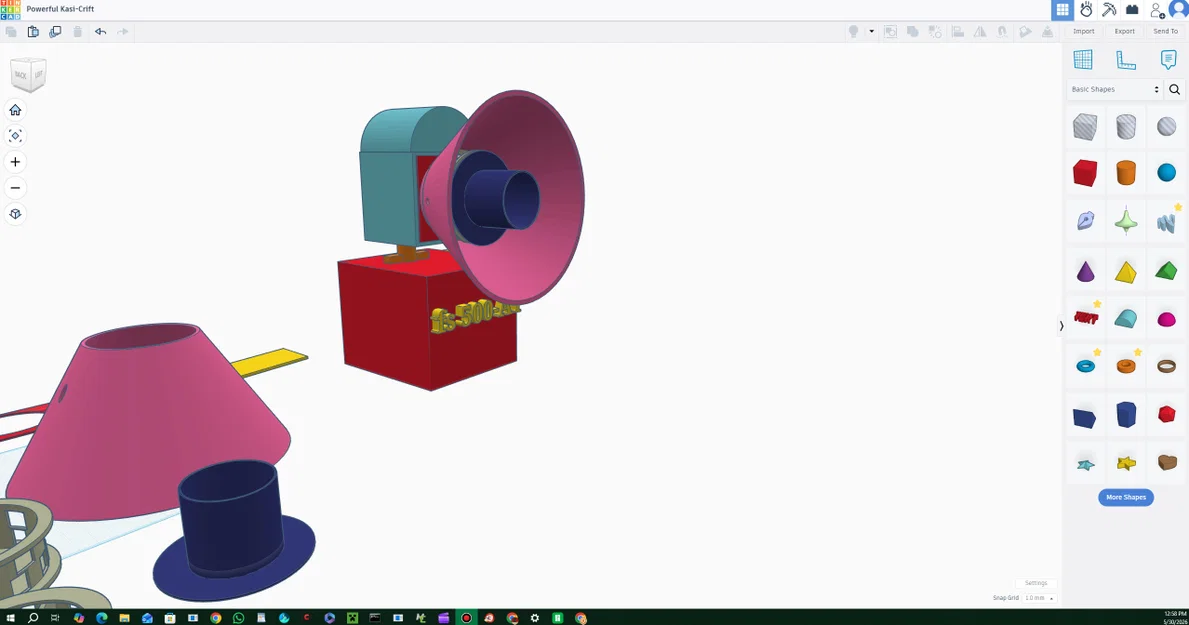 Mô hình loa còi báo động FS 500 sử dụng động cơ 130 (In 3D) - Image 1