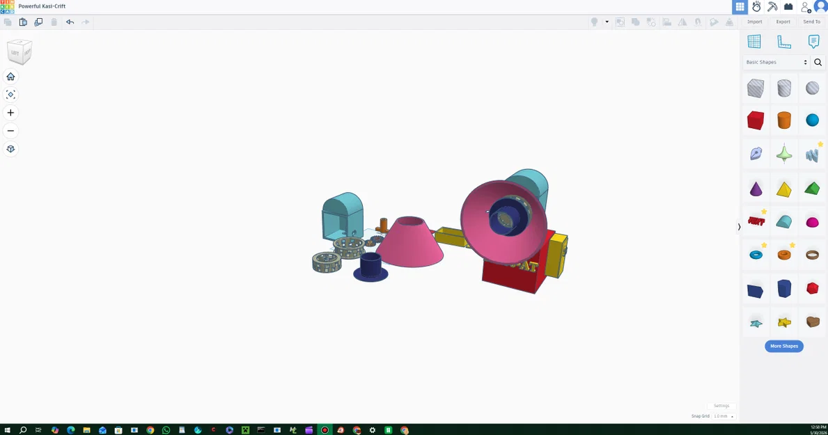 Mô hình loa còi báo động FS 500 sử dụng động cơ 130 (In 3D) - Image 2