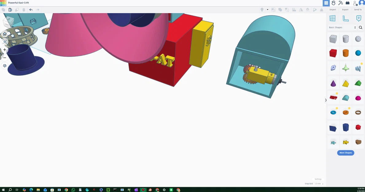 Mô hình loa còi báo động FS 500 sử dụng động cơ 130 (In 3D) - Image 3